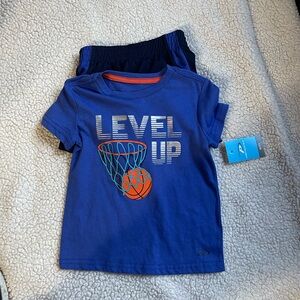 Pro Player Blue 'Level Up' Kids Tee